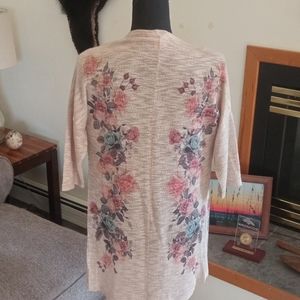 Live in the moment knitted beautiful cover up.